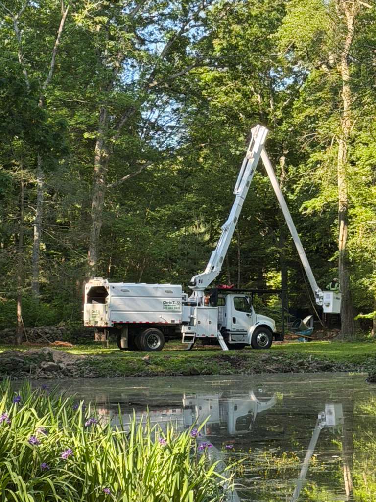 Bucket truck pond CT